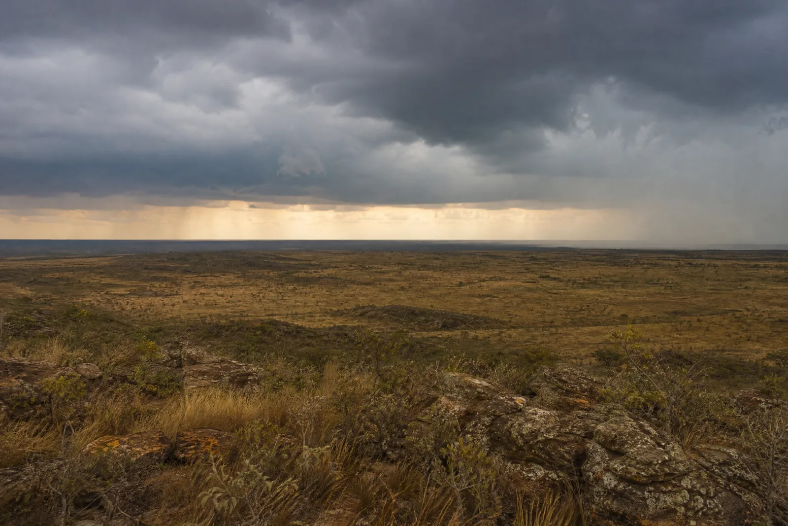 Chapada sob chuva